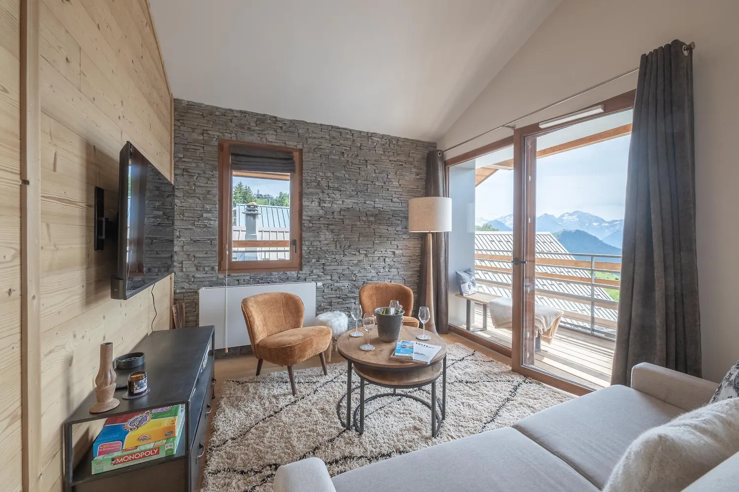 Alpe d'Huez Chez Emma, Du Cachet, Dans Le Vieil Alpe 아파트 Alpe d'Huez